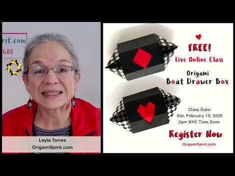 Origami Boxes • Live Session with Leyla