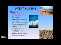 Great Plains Geography and Agriculture