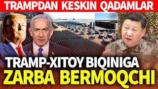 TEZKOR_TRAMP XITOY BIQINIGA ZARBA BERMOQCHI_TRAMPDAN KESKIN QADAMLAR