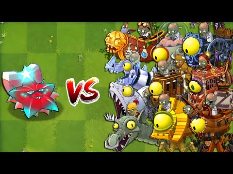 PvZ 2 Shuttle Final Bosses - Astrofruit Premium Plants Power-Up vs ALL Final Bosses Fight!