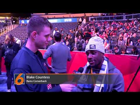 Blake Countess Interview At Super Bowl Opening Night