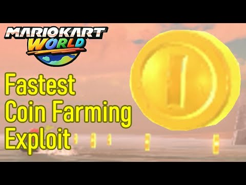 Mario Kart World coin farming exploit, fastest coin farm, how to unlock vehicles FAST