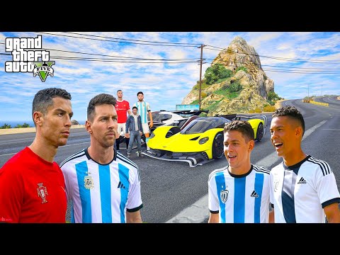 RONALDO JR VE MESSİ JR BABALARINI BARIŞTIRIYOR! - GTA 5