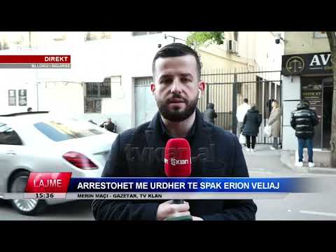 Tv Klan - Arrestohet me urdhër të SPAK Erion Veliaj. Raporton gazetari Merin Maçi | Lajme News