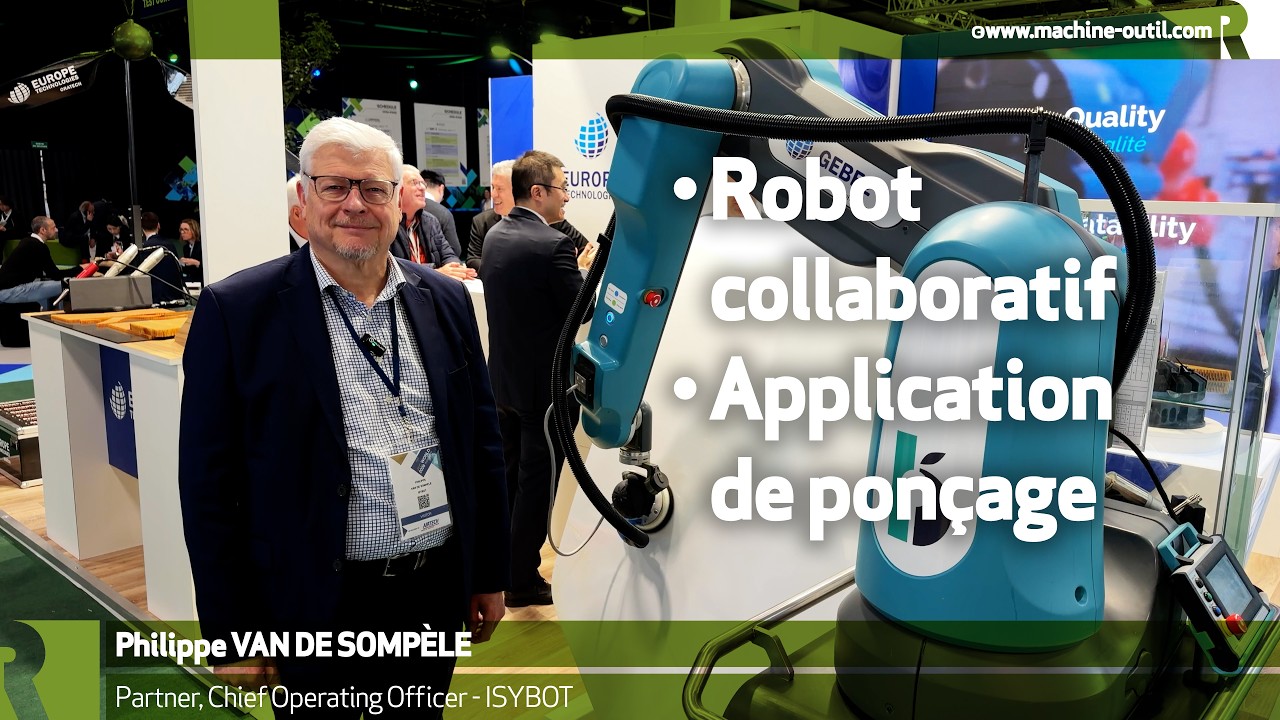 Cobot dans une application de ponçage Isybot