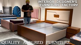 Quality Assured furniture Direct From Interior designer's Factory Sofa Set Beautiful Beds Dining Etc
