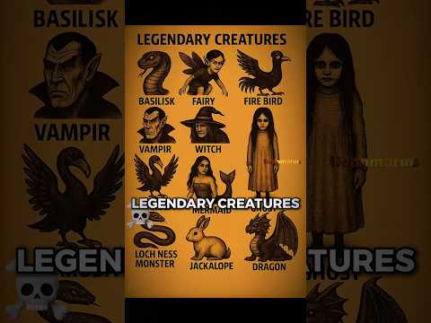 Part 6 LEGENDARY CREATURES 😨 #shorts