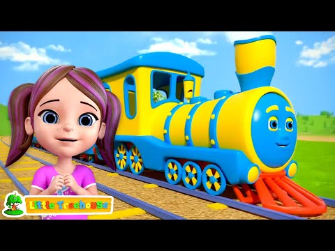 Wheels On The Train + More Vehicles Nursery Rhymes & Kids Songs