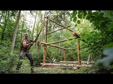 Probleme beim Dachbau - Waldhütte #5