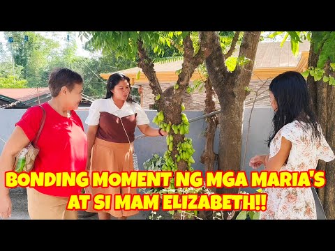 SINULIT NG MGA MARIA'S NA MAKA BONDING  SI MAM ELIZABETH!!