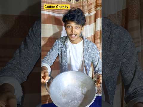 Making Cotton Candy at Home Without a Machine 🍭 #experiment #short #ytshorts