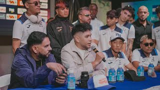 Conferencia de prensa Nicaragua vs Honduras d