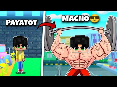 Strongman Simulator | NAGING MACHO AKO DAHIL ANG PAYAT KO sa ROBLOX