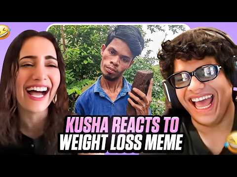 KUSHA KAPILA REACTS TO WEIGHT LOSS MEMES feat @kushakapila5643