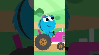 Car Race on the Farm! 🐮 🐷 🐔 #sesamestreet