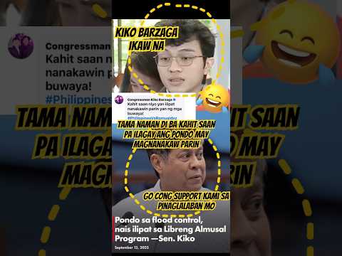 Flood control budget nais ilipat ni kiko #kikopangilinan
