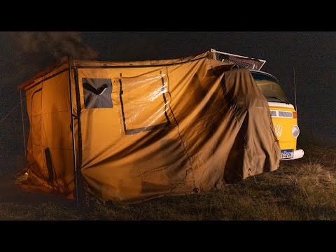 A Frozen Night in a Small Tent