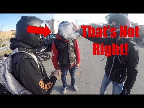 Your helmet is smoking! | Spamming People | Worst Rider Ever!