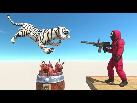 Who Can Reach Pink Soldier - Animal Revolt Battle Simulator