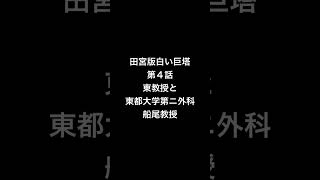 田宮版白い巨塔ものまね11   東教授と東都大学船尾教授の密談