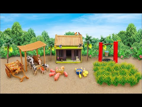 How to make a fun farm | DIY Mini Projects | @RaceToyTime