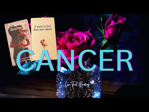 CANCER THE PERSON YOU'RE NOT TALKING TOO RIGHT NOW! #tarot #cancer #love #heart