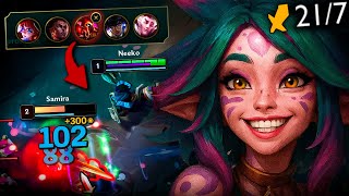 NEEKO TRANSFORMADA EM MINION É GANK 100% EFICAZ KKKKKKKK