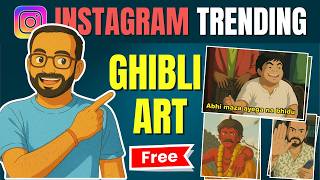 INSTAGRAM Trending Ghibli art Image Create with 1 Click | Ghibli style Image Generator