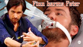 Finn harms Peter unexpectedly, causing Peter to lose consciousness forever ! GH Spoilers