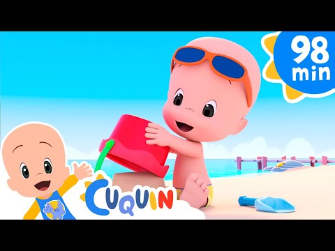 Let's go to the beach! 🏖️ and more Nursery Rhymes by Cleo and Cuquin | Children Songs