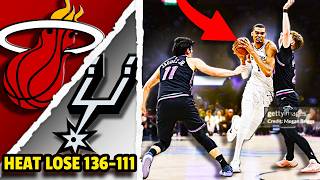 Miami Heat DESTROYED by Spurs | Wemby DOMINATES as Losing Streak Hits 5