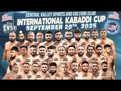 LIVE - Modesto International Kabaddi Cup 2025 - USA Kabaddi