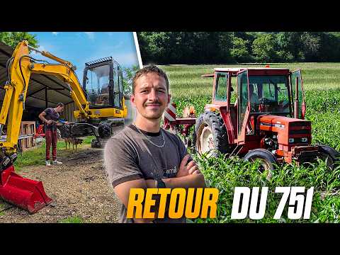 LE 751 REPREND DU SERVICE ! A FOND DANS LES MAÏS