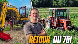 LE 751 REPREND DU SERVICE ! A FOND DANS LES MAÏS