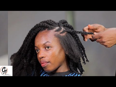 How To Do FLUFFY NATURAL BRAIDING || Beginners Tutorial || Natural Hairstyles.