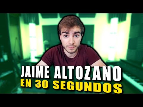 JAIME ALTOZANO EN 30 SEGUNDOS