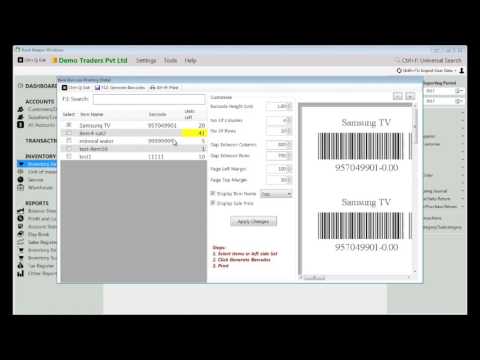 How To Generate Barcode & Print In Book Keeper Windows