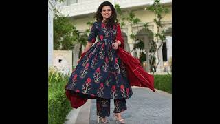 2024 में इस तरह के फ्रॉक सूट का रिवाज है  / New Cotton Frock Suit Design