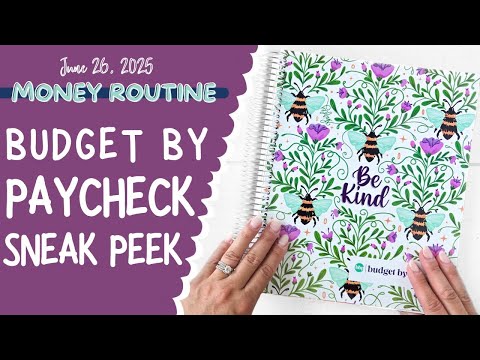 Money Routine | Budget By Paycheck Workbook Sneak Peek