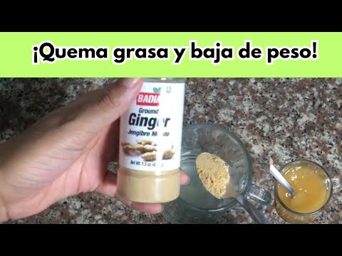 BAJA DE PESO CON LIMON Y JENGIBRE PARA QUEMAR TODA LA GRASA DE LA PANZA