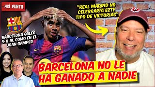 Barcelona NO DEBE FESTEJAR MISERIAS. Golearle al COMO en un AMISTOSO es UNA MISERIA | Es Así y Punto