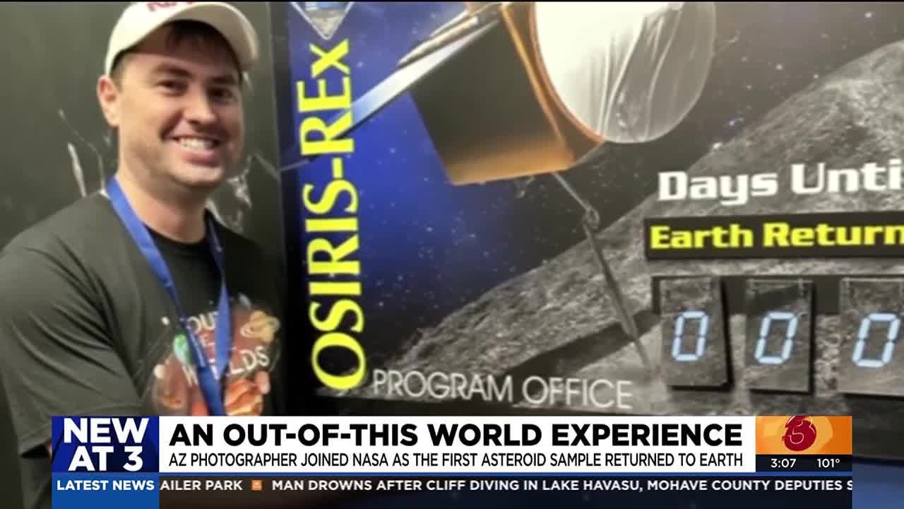 Phoenix photographer joins NASA as they research first asteroid sample