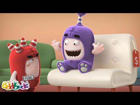 Fuse Intenta Vender un Sofá | Caricaturas | Videos Graciosos Para Niños | Oddbods