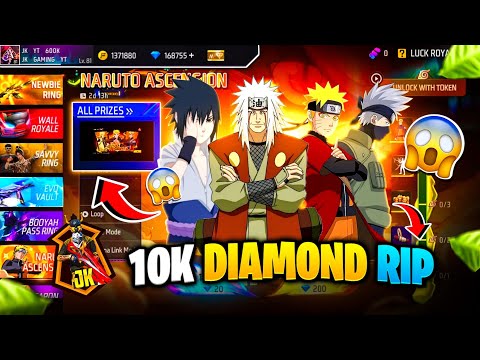 NARUTO ASCENSION  BUNDLE FREE FIRE || NARUTO TOKEN TOWER EVENT FREE FIRE || NARUTO EVENTS FF TAMIL