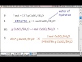 Chemistry Concepts and Calculations