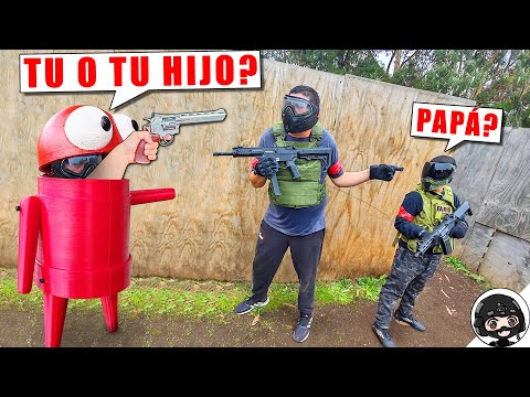 R.E.P.O EJECUTA FAMILIAS en AIRSOFT❗️😂 ▬ Yio Airsoft Gameplay