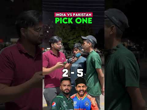 Part.1 | IND vs PAK T20 Team Pick one. #pakistanireaction #cricket #indvspak #viratkohli