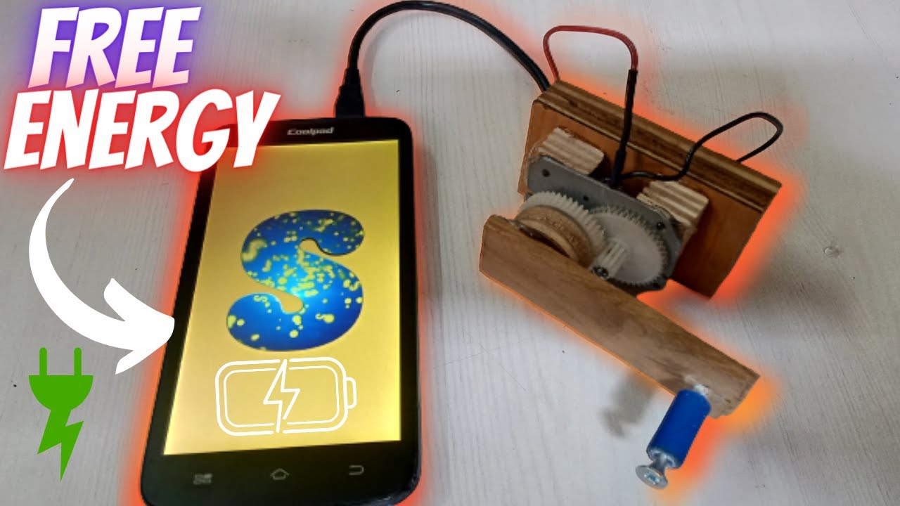 Make Your Own DIY hand-cranked Emergency Power Bank
