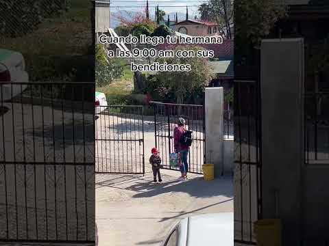 Cuando llega tu hermana a las 9am con sus bendiciones?¡Protegeme señor con tu espíritu!