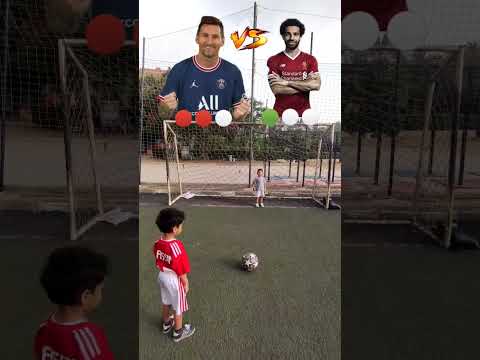 محمد صلاح 🆚 ميسي ⚽🥅🔥 #football #shorts